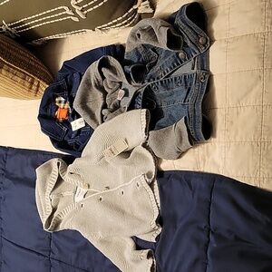 3 jackets for fall. 6 to 18 month. New